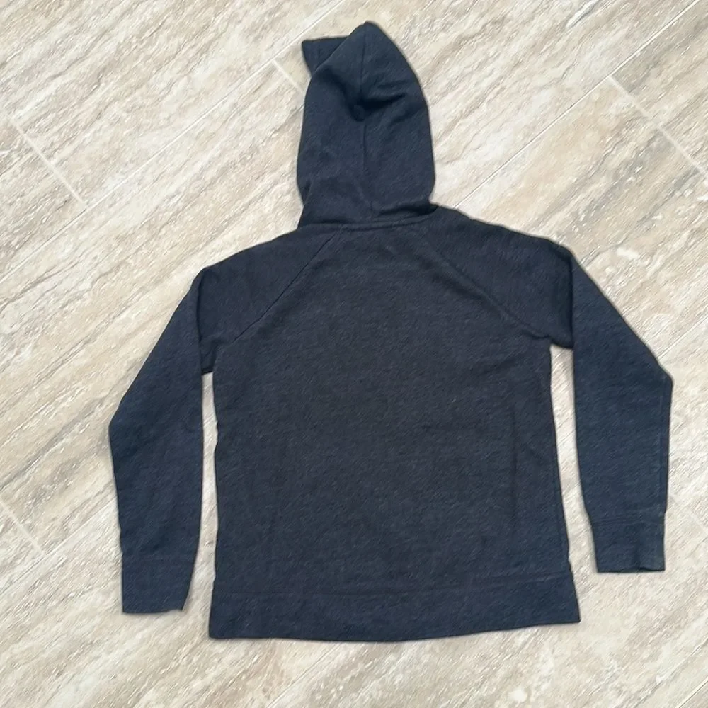 Old Navy zip up  grey hoodie - size 8